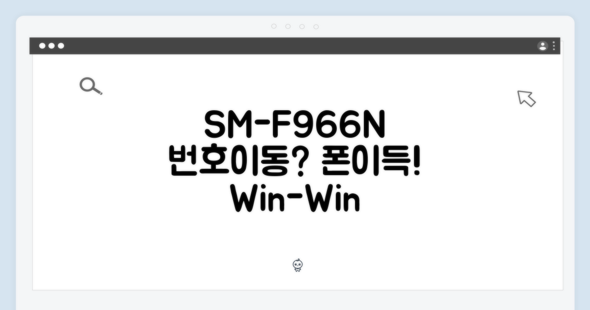 SM-F966N, 번호이동 유리할까?