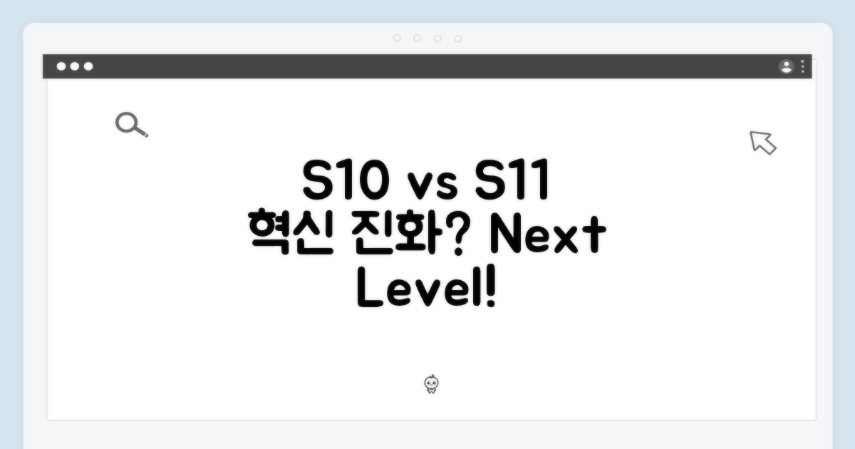 S10 vs S11: 혁신 진화