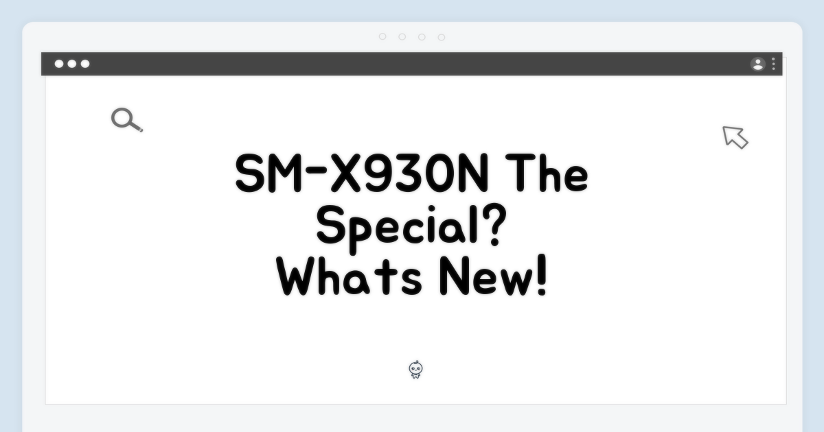 SM-X930N, 특별함은?