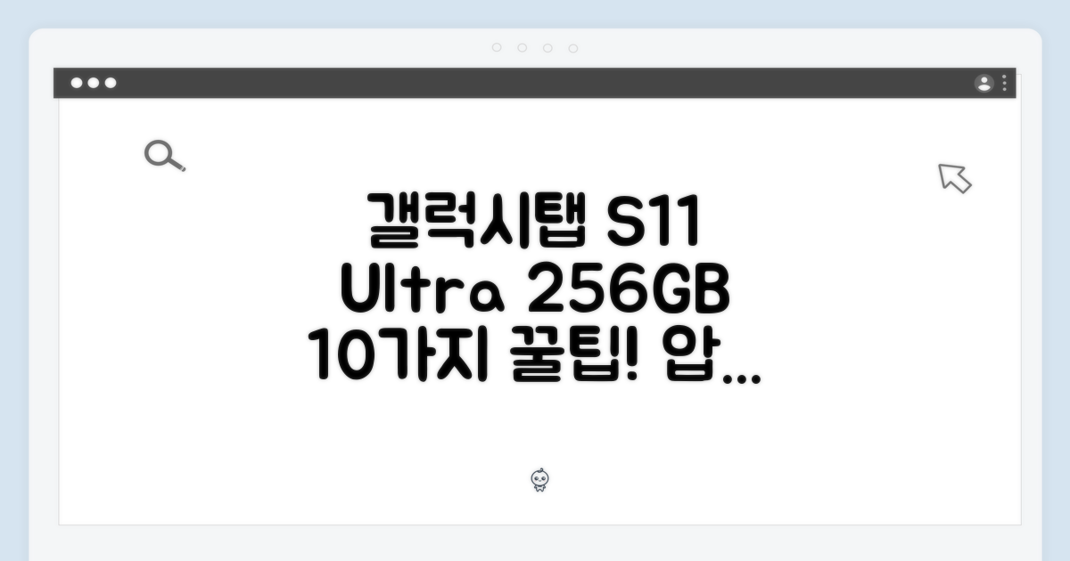 갤럭시탭 S11 울트라 256GB: 10가지 놀라운 기능