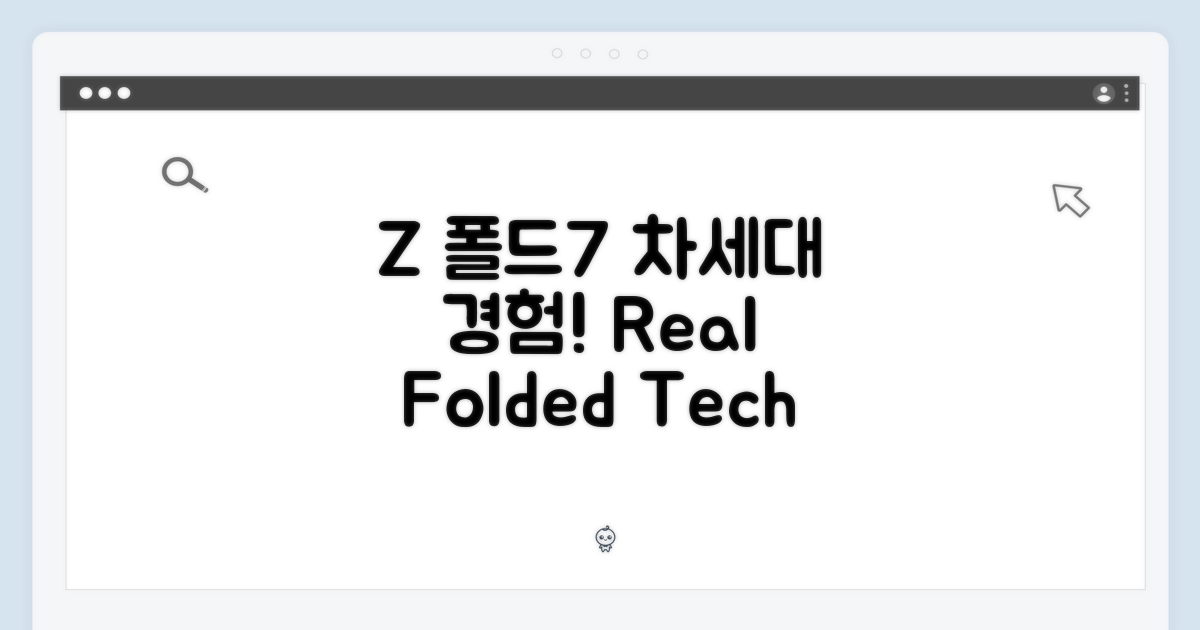 Z 폴드7, 어떤 경험을 줄까?