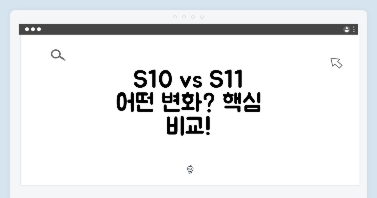 S10 vs S11: 어떤 변화?