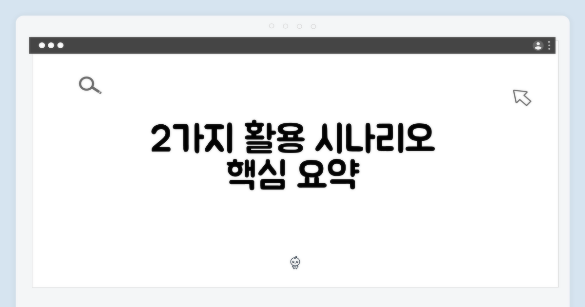 2가지 활용 시나리오
