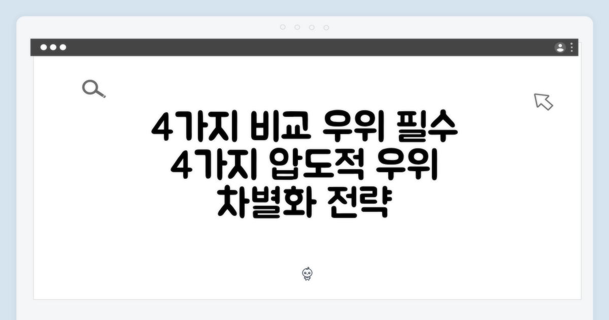 4가지 비교 우위