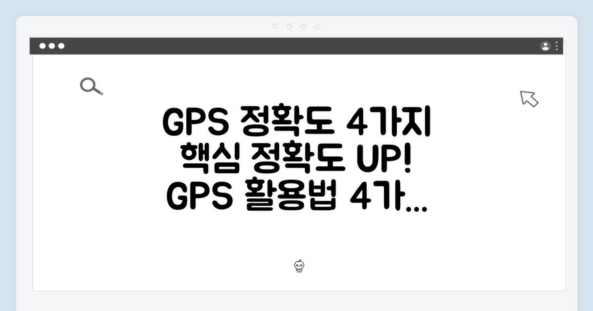 GPS 정확도, 4가지 활용