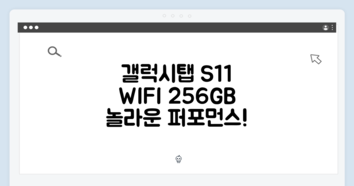 갤럭시탭 S11 WIFI 256GB 그레이, 놀라운 성능!