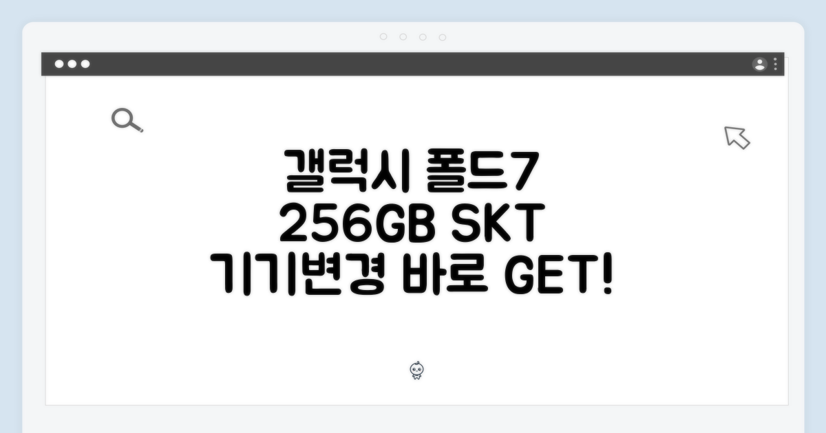 SKT 기기변경, 갤럭시폴드7 256GB