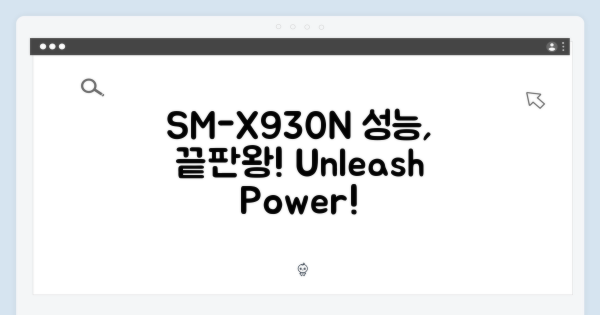 SM-X930N, 성능을 파헤치세요