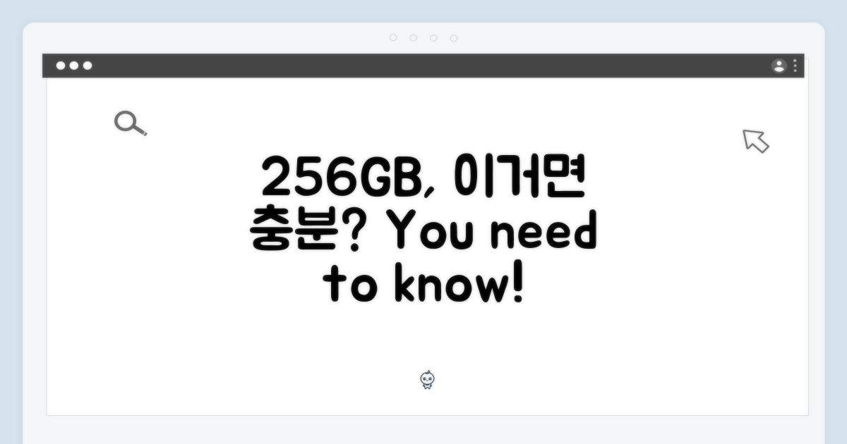 256GB, 당신에게 충분할까?