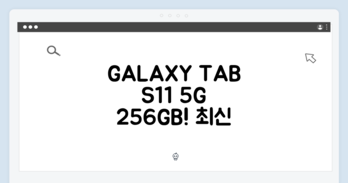 갤럭시탭 S11 5G 256GB를 만나보세요