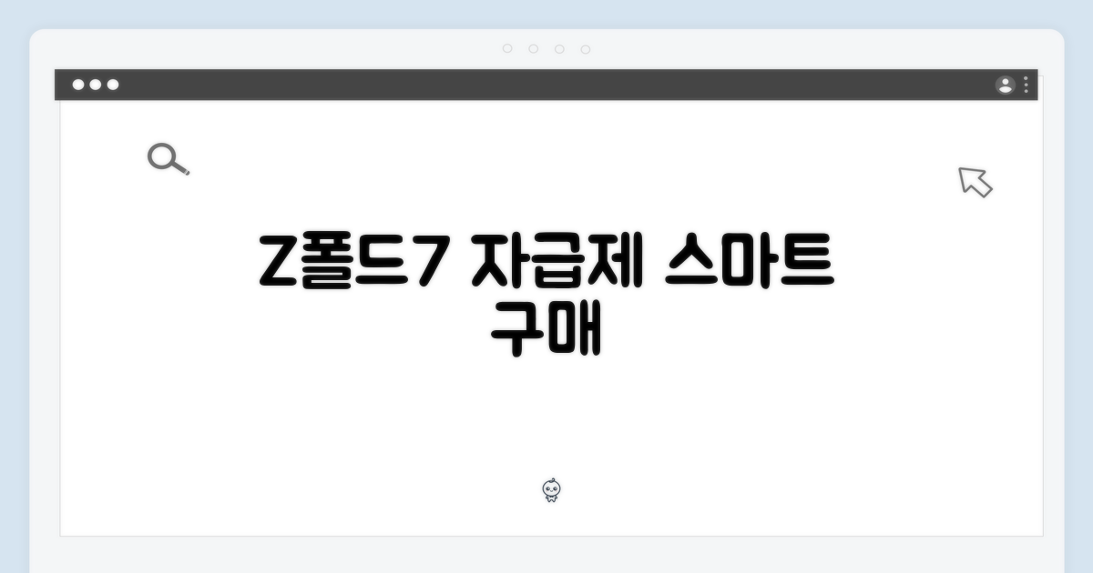 자급제 Z폴드7, 스마트하게 구매하세요.