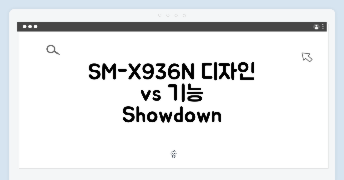 SM-X936N, 디자인 vs 기능