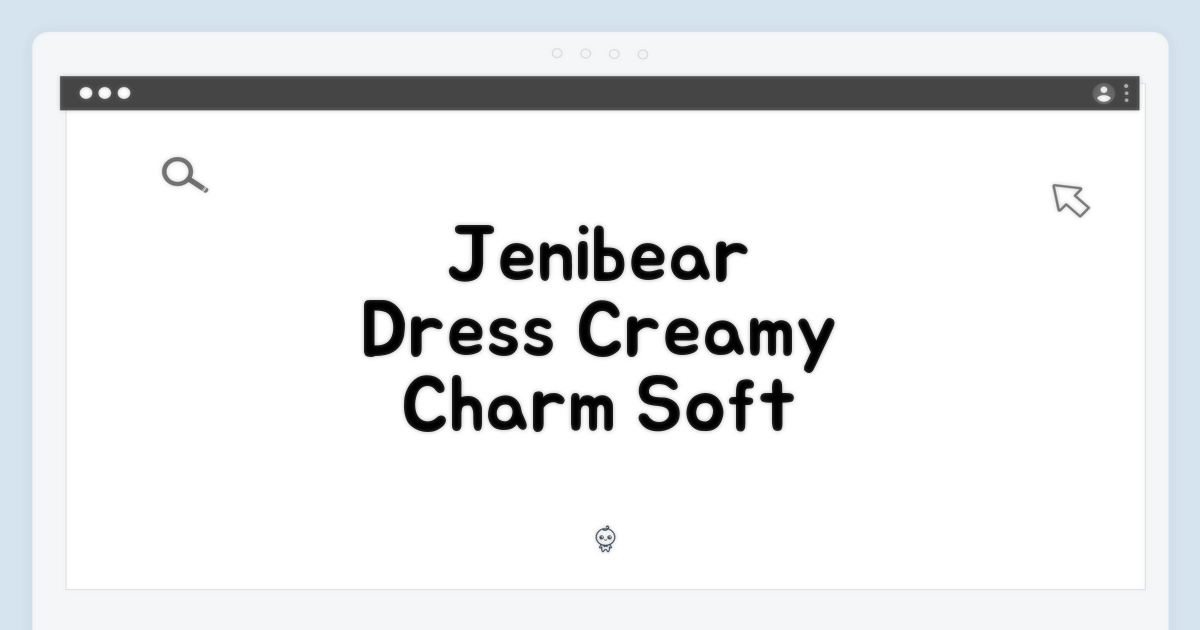 제니베어 원피스, Cream 컬러 매력