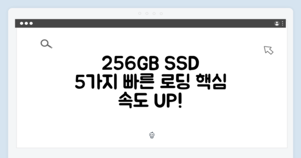 256GB SSD, 5가지 빠른 로딩