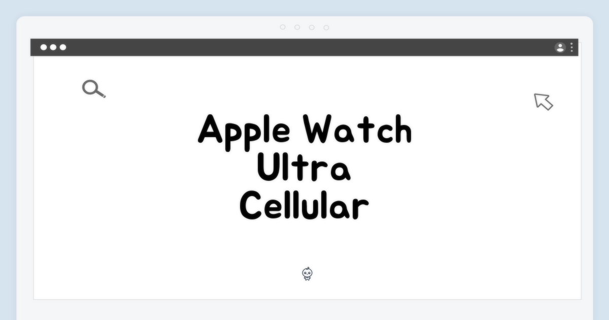 누구나 쓰는 Apple워치 울트라 셀룰러 49mm