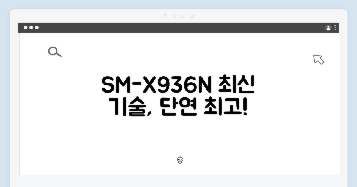 SM-X936N, 최신 기술 체험