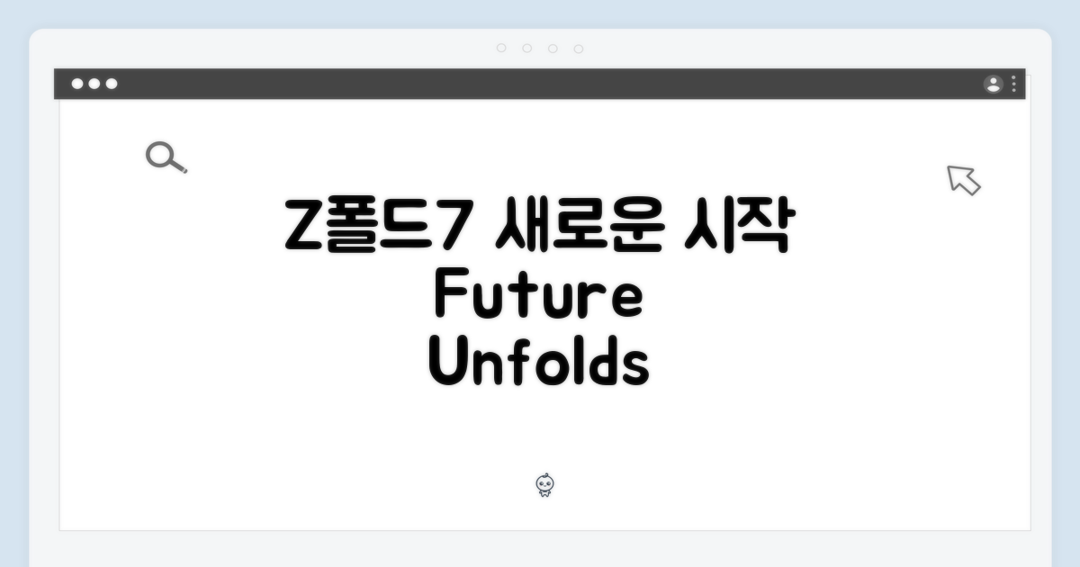 Z폴드7, 혁신의 시작점