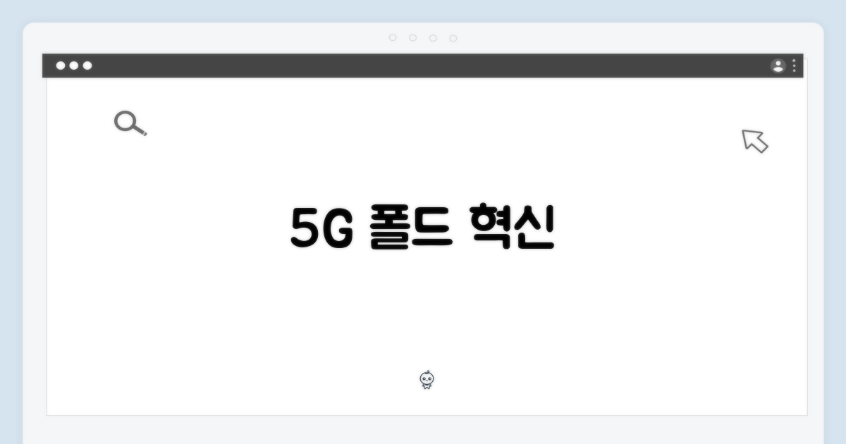 5G 시대, 폴드의 가능성