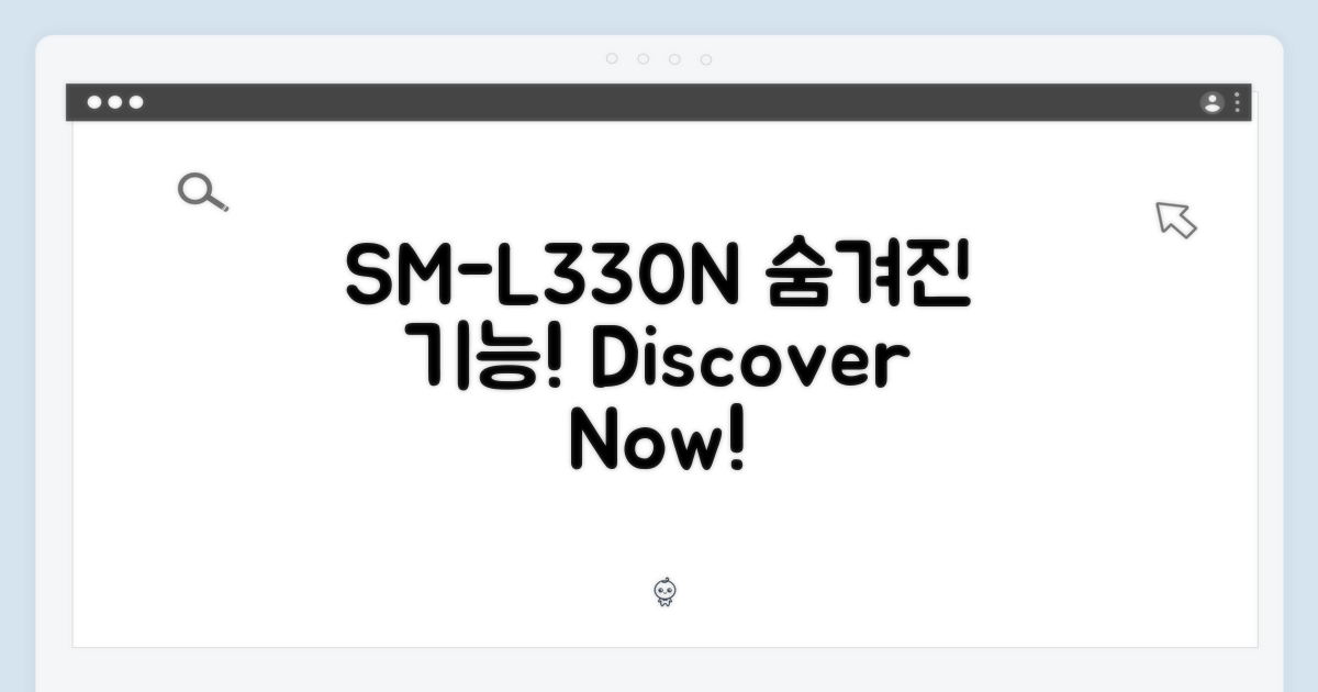 SM-L330N의 숨겨진 기능을 발견하세요