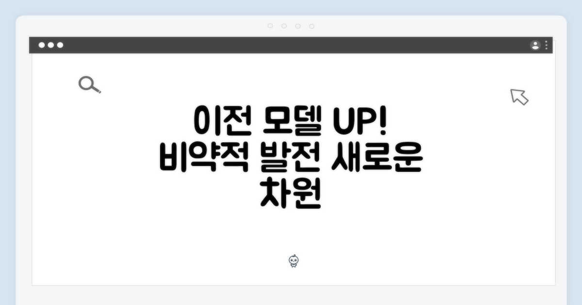 이전 모델과의 비약적 발전