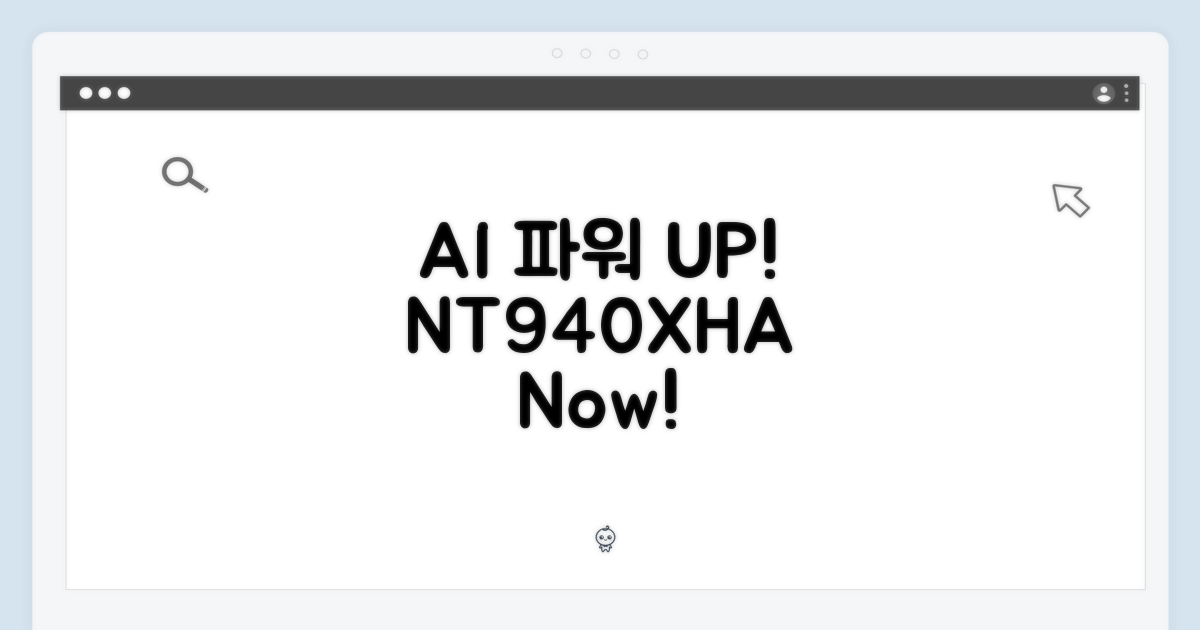 NT940XHA, AI 성능 누려라!