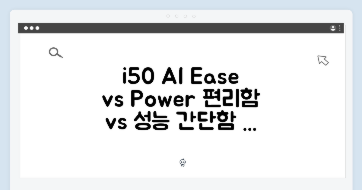 i50 AI: 간편함 vs 성능