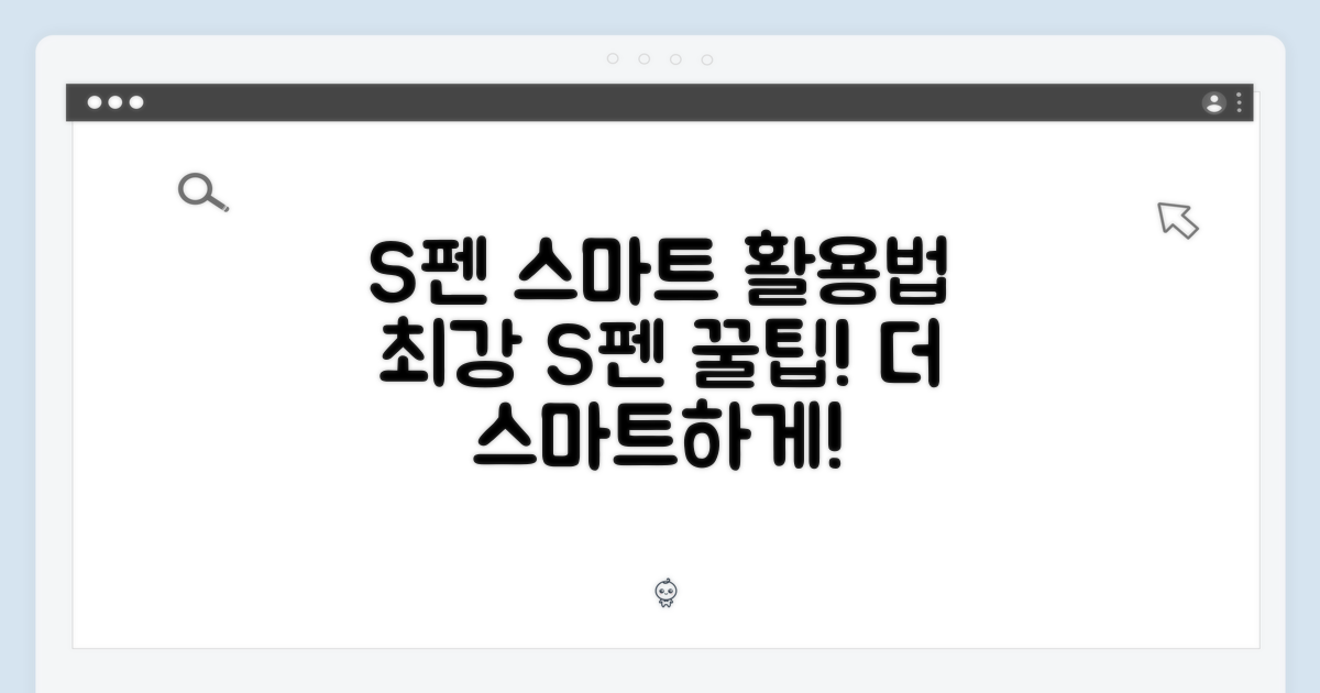 S펜으로 더욱 스마트하게 즐기기