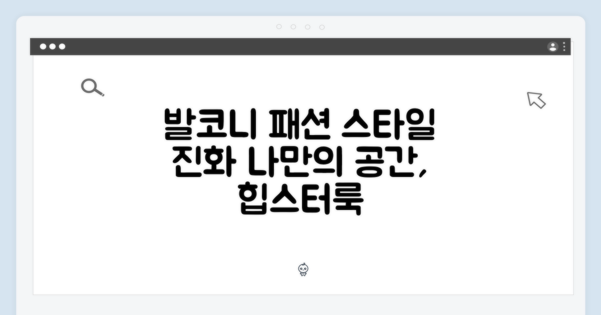 발코니 패션, 스타일의 진화