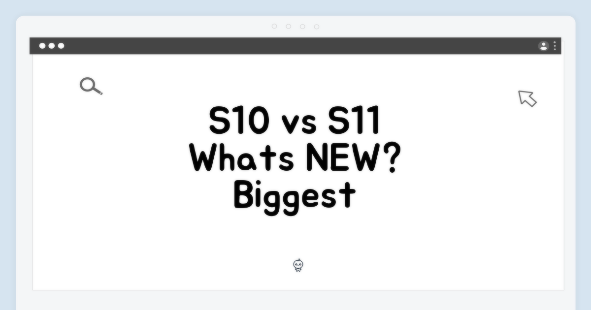 S10 vs S11: 무엇이 달라졌나