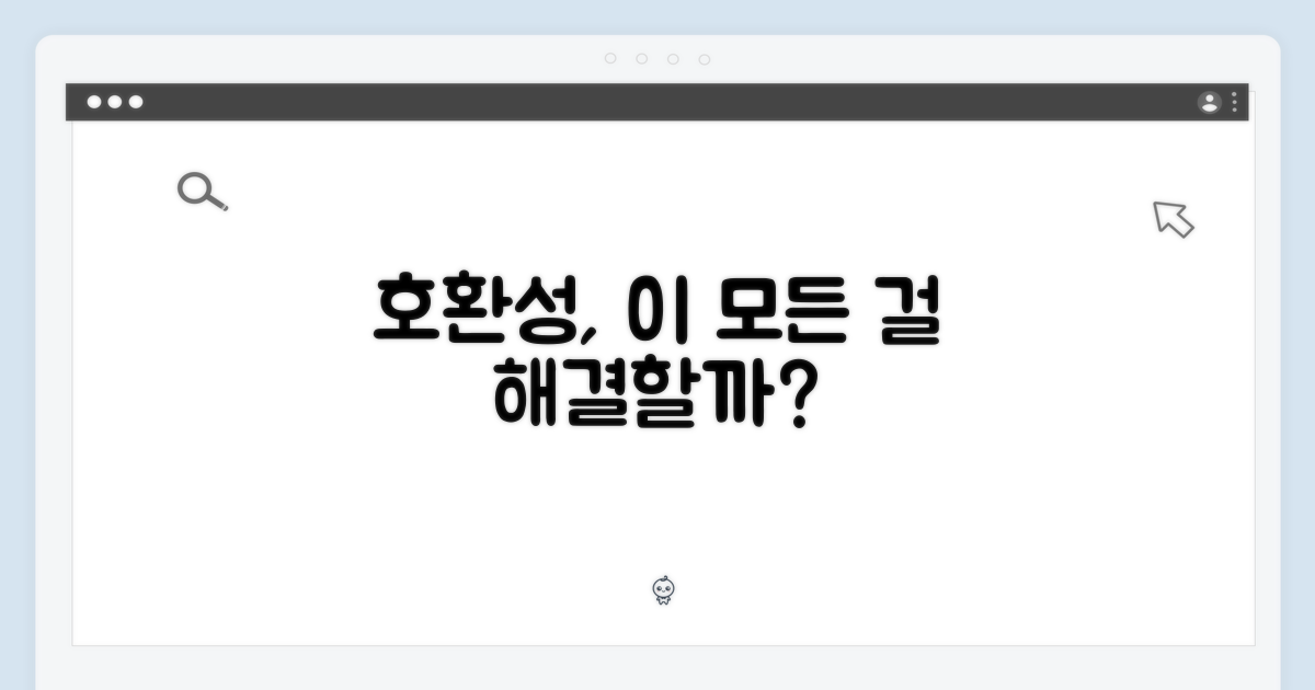 호환성, 이 모든 것을 해결할까?