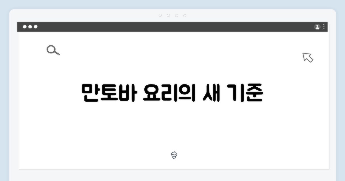 만토바, 요리의 새로운 기준