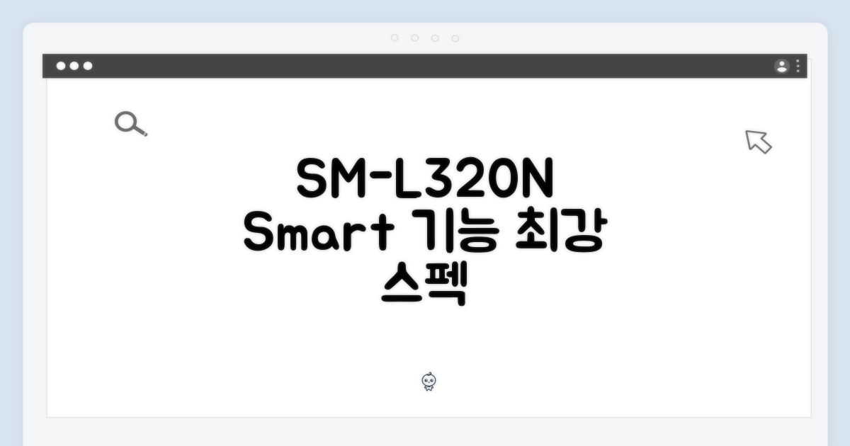 SM-L320N, 스마트한 기능 가득