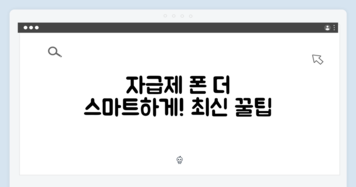 자급제 폰, 더 스마트하게 즐기기