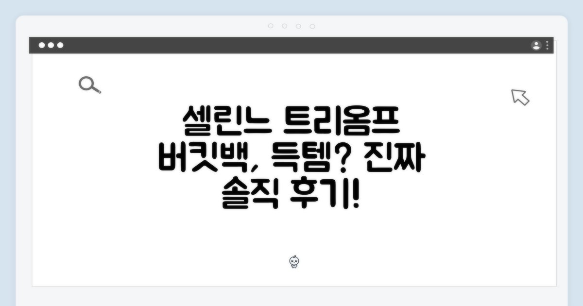 셀린느 트리옴프 캔버스 버킷백, 괜찮을까요?