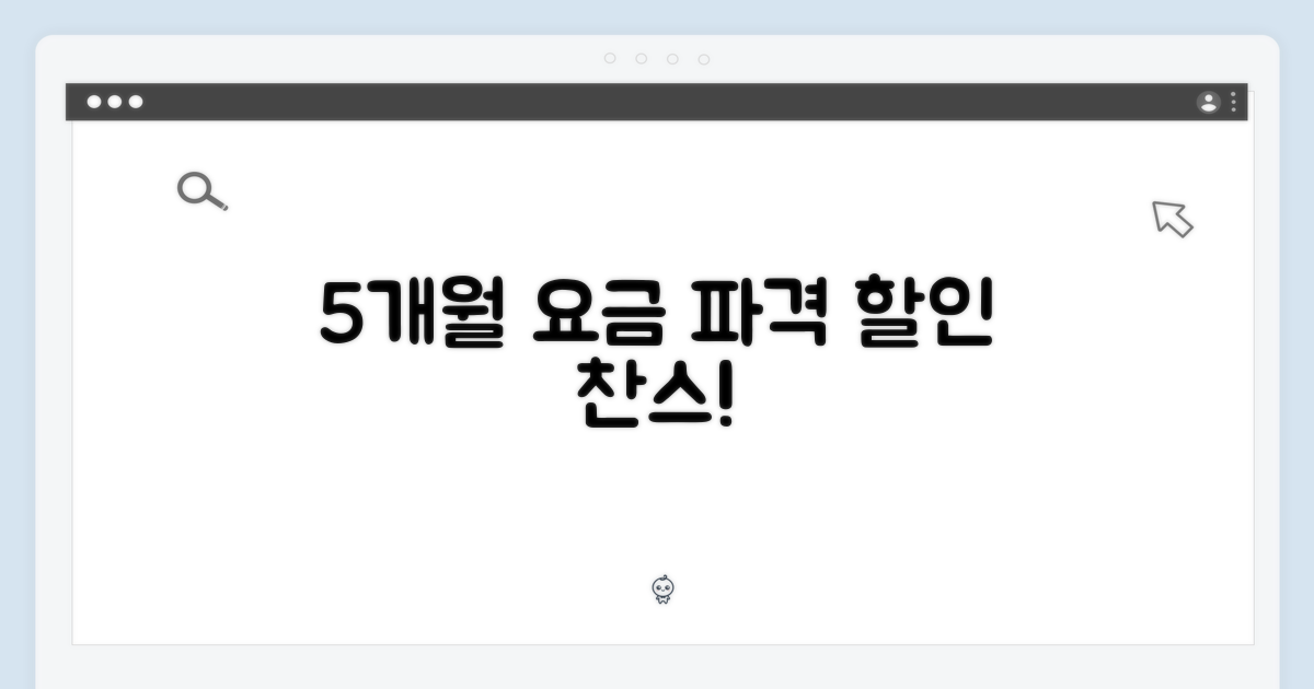 5개월 요금 할인