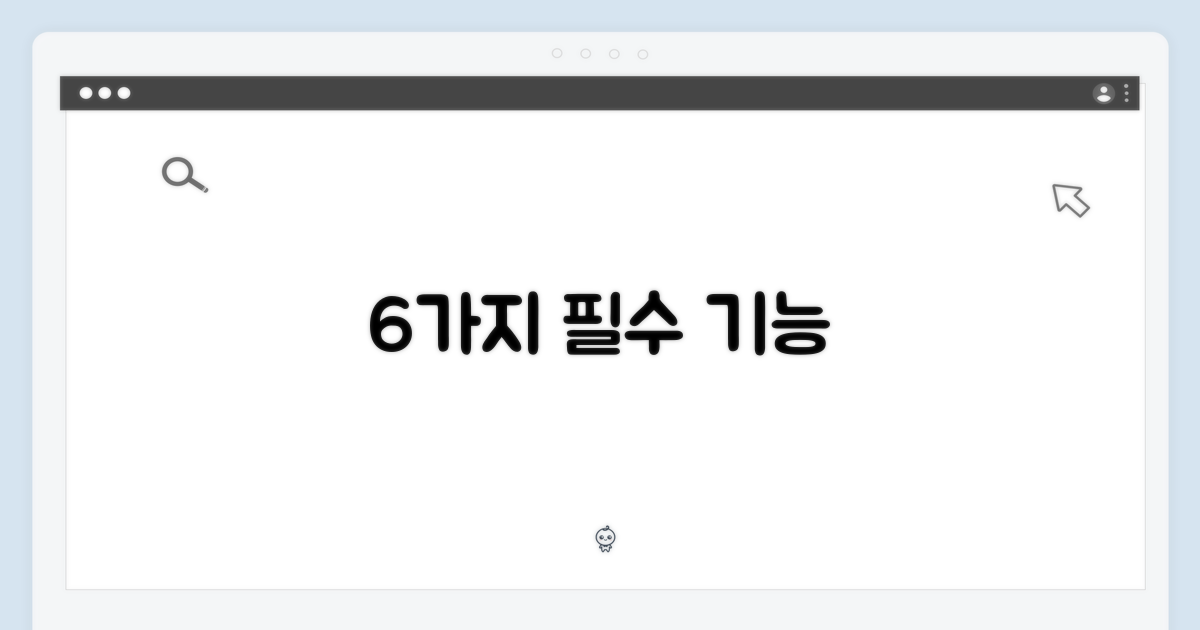 6가지 편의 기능