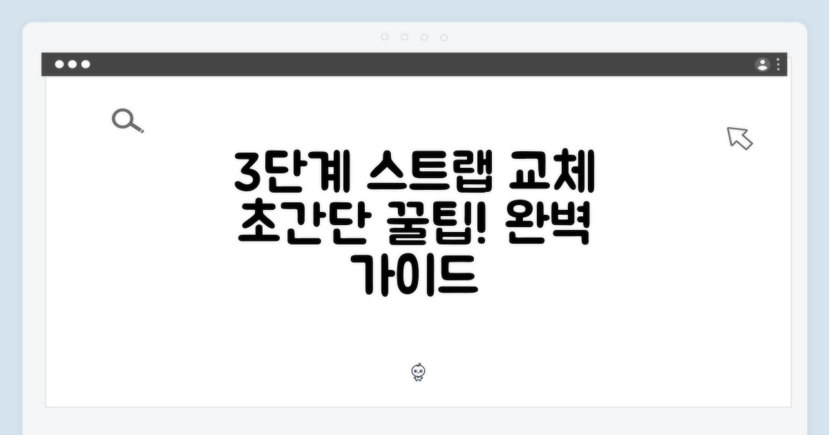 3단계 스트랩 교체법