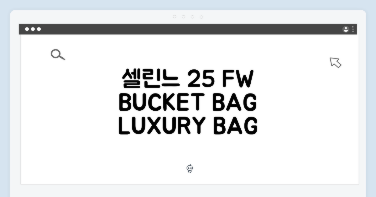 셀린느 25 F/W 스몰 버킷 백 113783DU304LU B0021668784