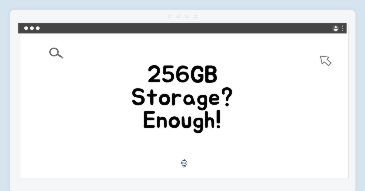 256GB, 부족함 없을까?
