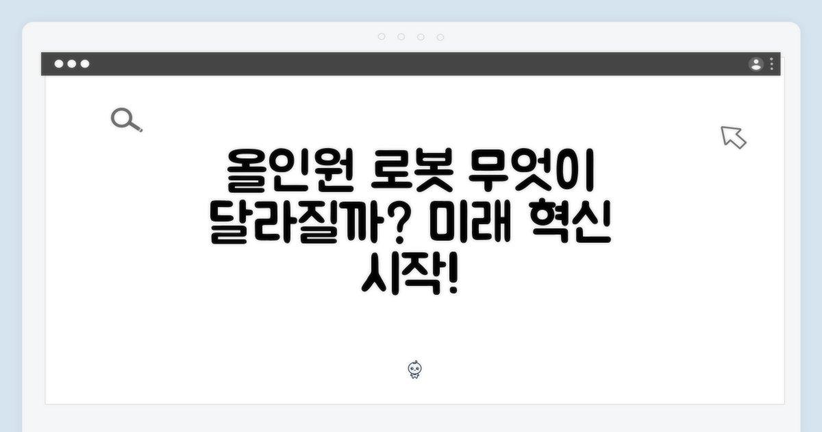 올인원 로봇, 무엇이 달라질까?