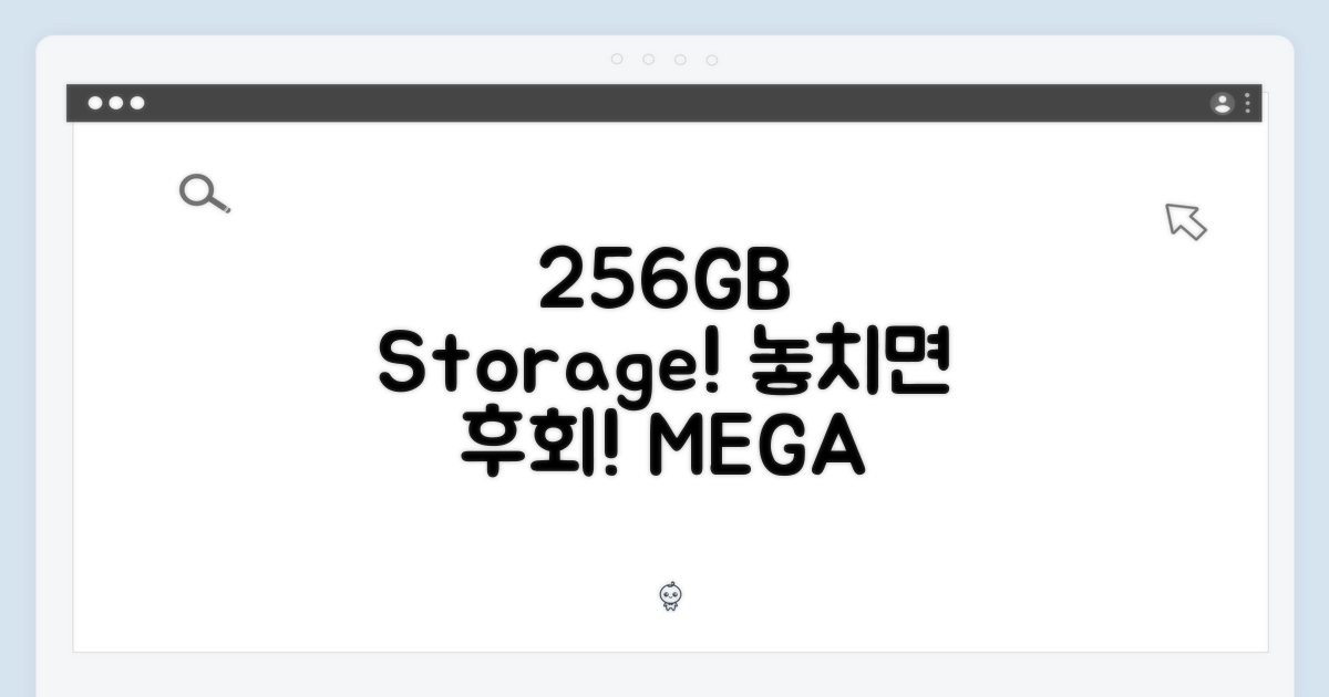 256GB 저장공간, 놓치지 마세요!