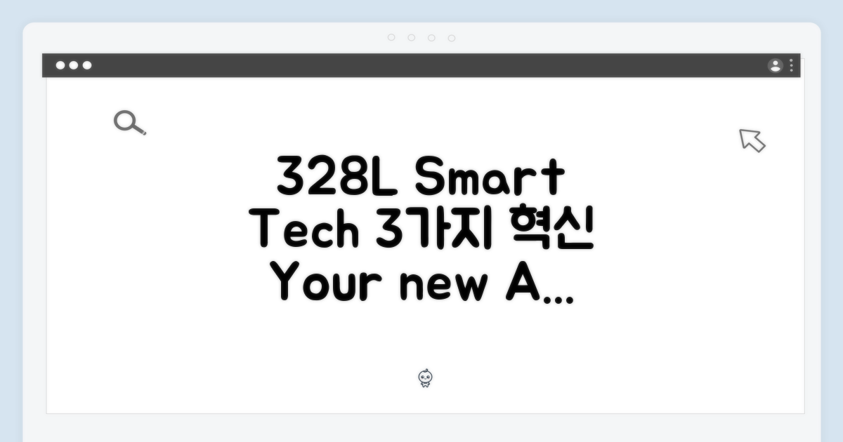 328L, 3가지 스마트 기능