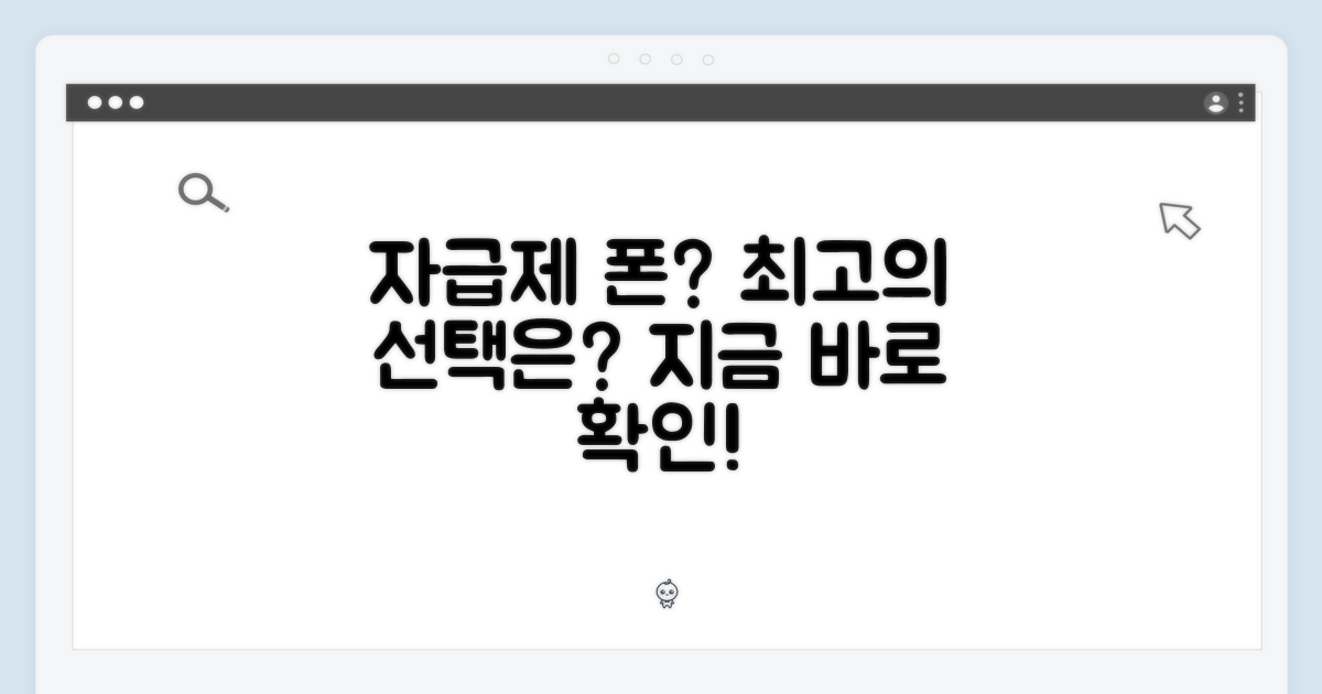 자급제 폰, 무엇이 좋을까?