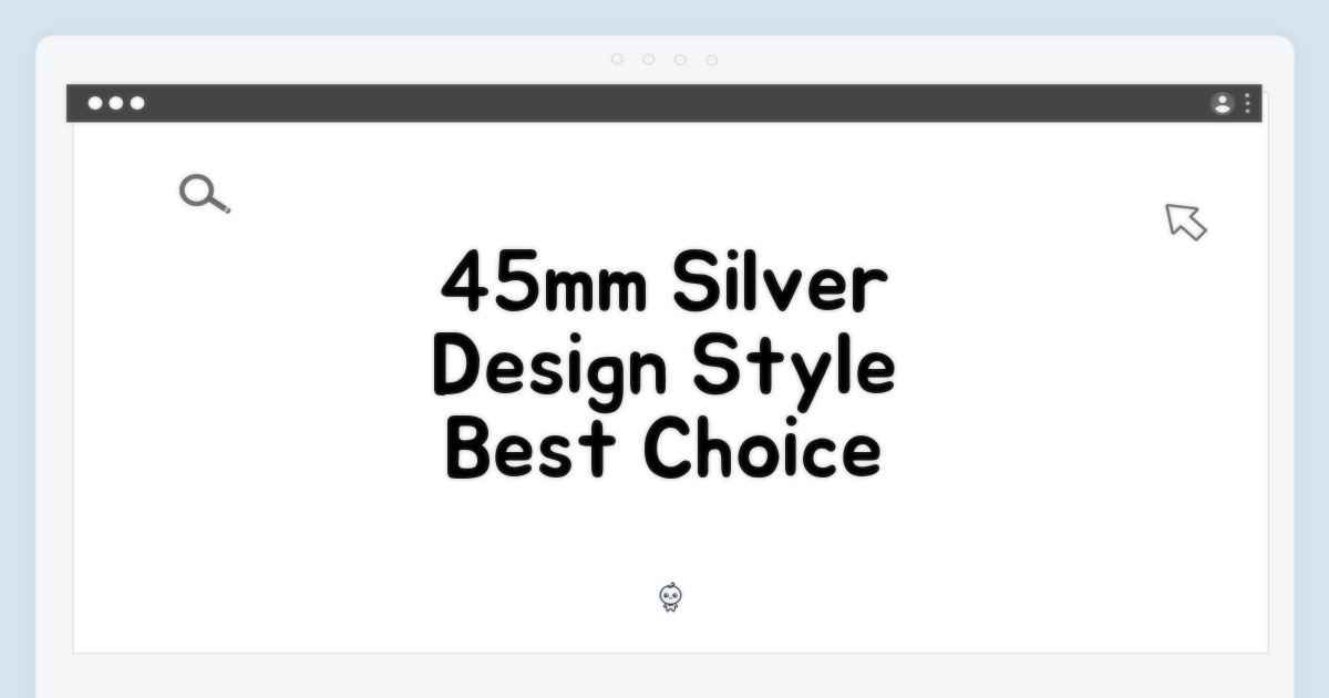 45mm 실버 디자인