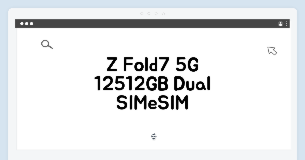 놀라운 갤럭시Z 폴드7 5G, 듀얼심+e심 12+512GB 제트블랙 공기계!