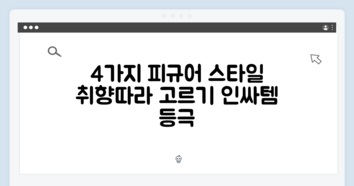 4가지 피규어 스타일