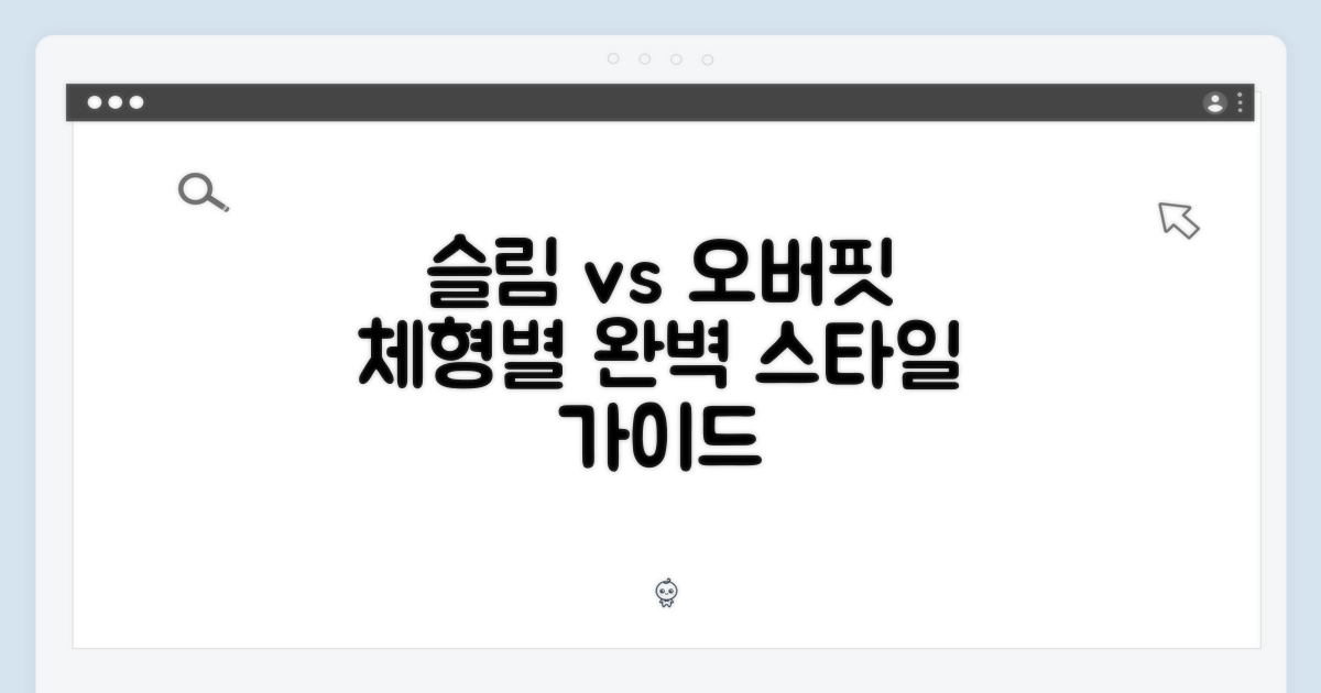 슬림핏 vs 오버핏 스타일