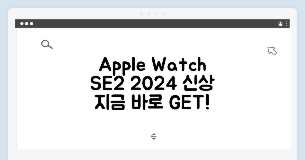 애플워치 SE2 2024, 지금 만나보세요